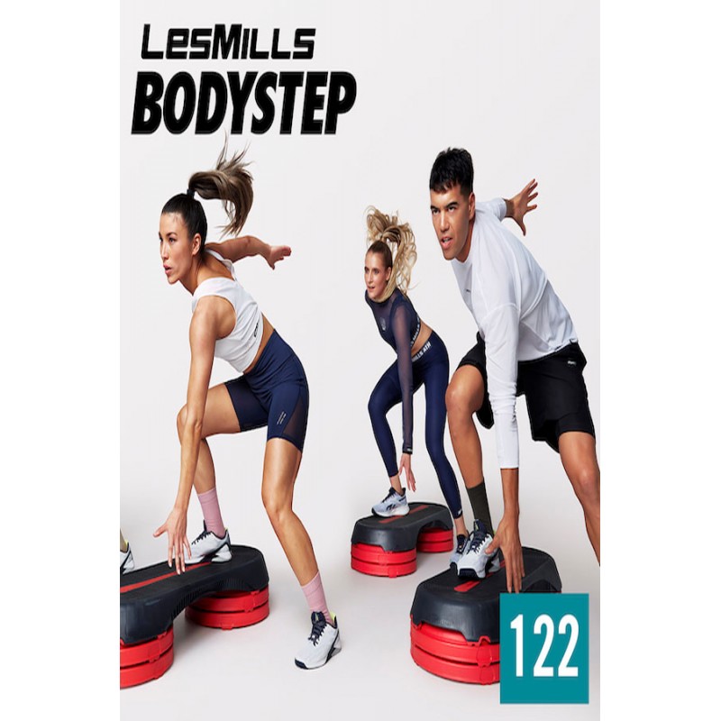 [Hot Sale]LesMills Q1 2021 Routines BODY STEP 122 releases New Release DVD, CD & Notes